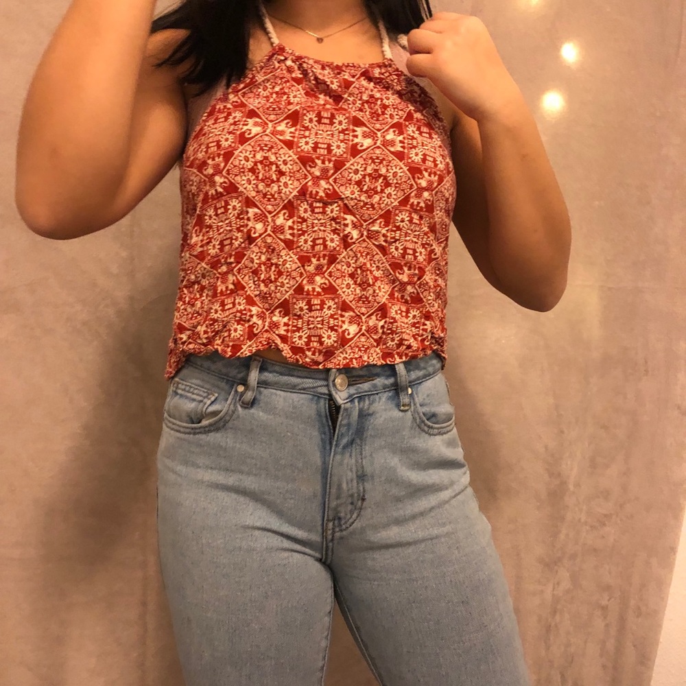 tribal halter top